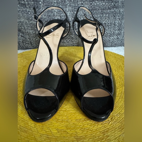 Christian Louboutin Black Patent Leather Heels